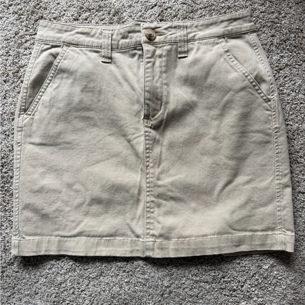 Aero Y2K Women's khaki Casual Skirt